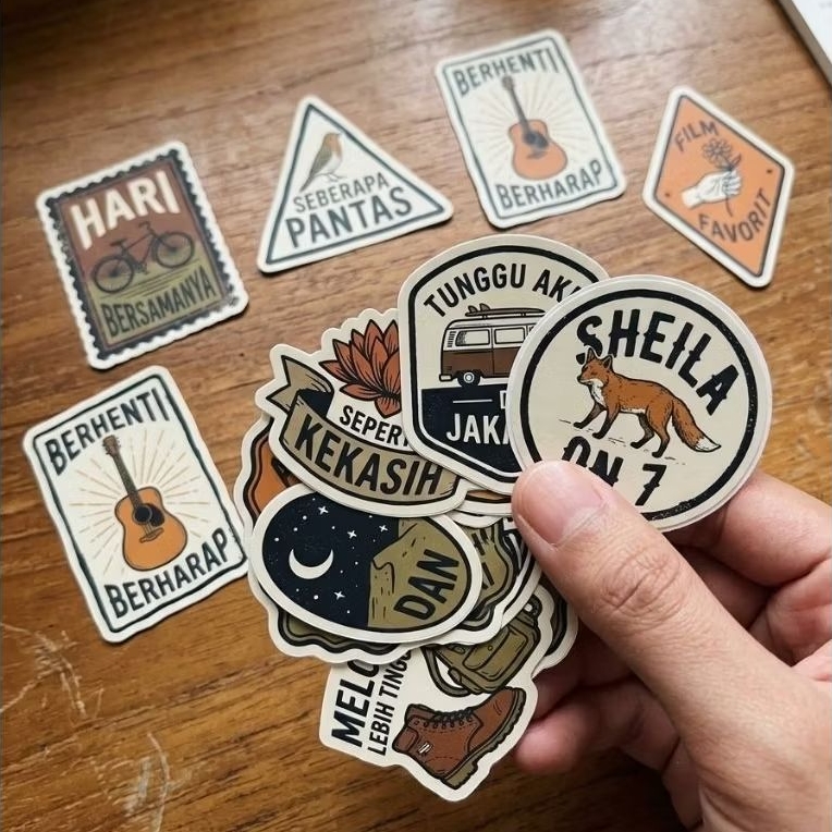 [isi 12] Stiker SHEILA ON 7