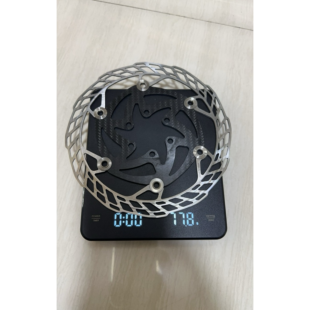 Rotor Sepeda merk CARBON Ti ORIGINAL 140mm & 160mm Sepasang