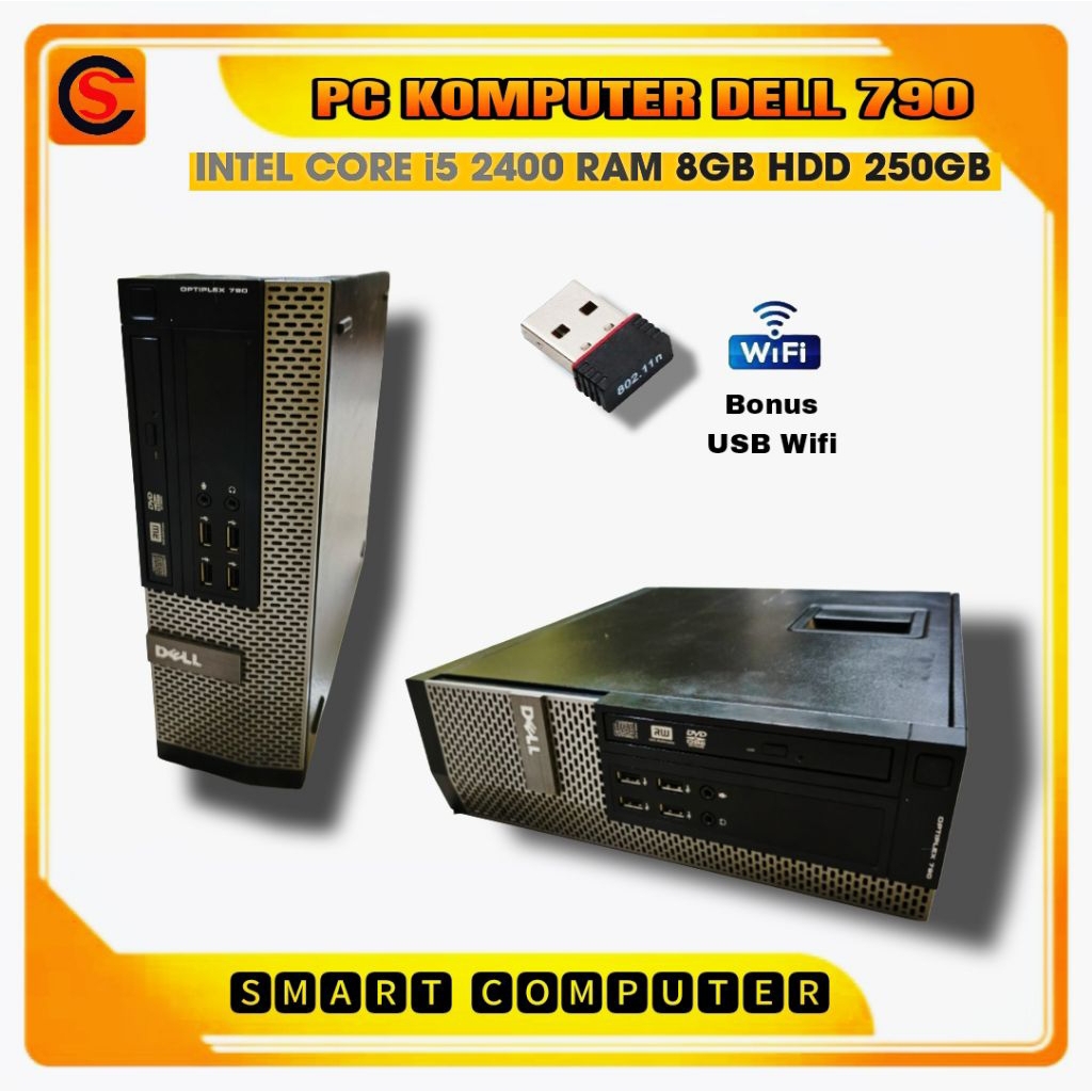 Komputer PC DELL 790 INTEL CORE I5 RAM 8GB