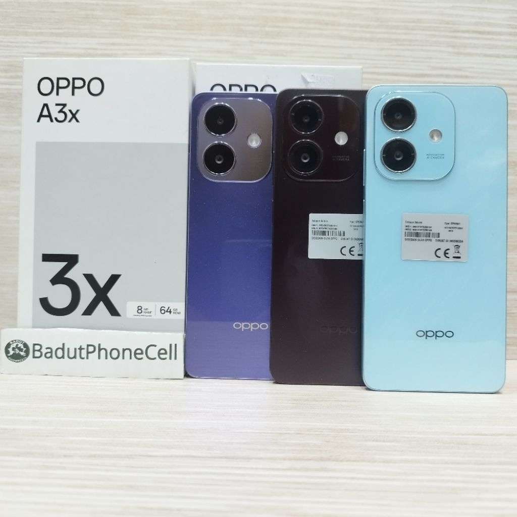 OPPO A3X 6/128GB HANDPHONE SECOND BEKAS FULLSET