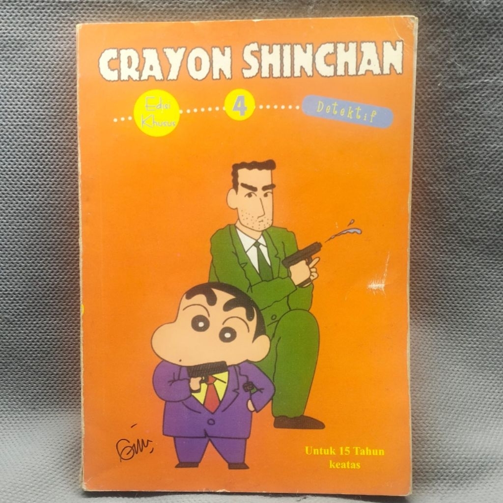 KOMIK BUKU FISIK CRAYON SHINCHAN EDISI KHUSUS ORANGE NO 4 DETEKTIF 1 BUKU BAHASA INDONESIA