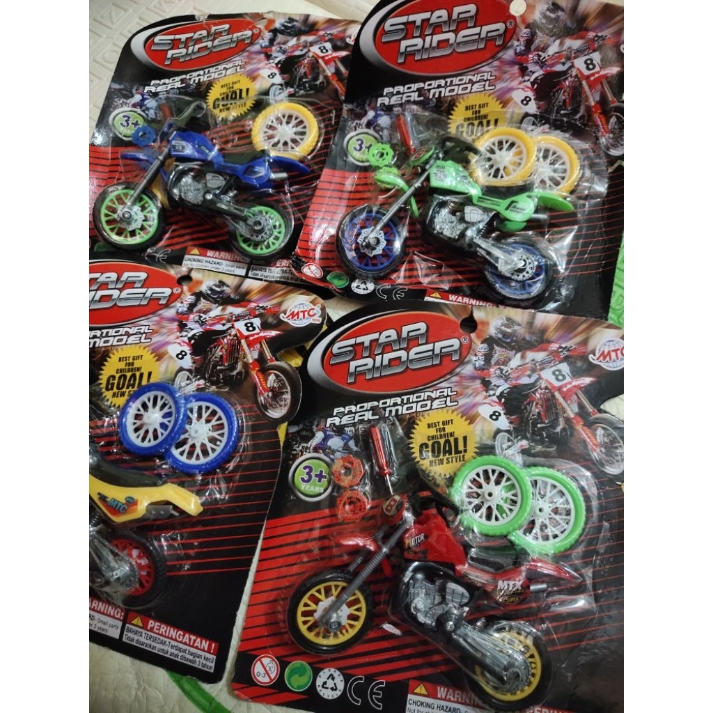 Mainan Motor Cross/Mainan Anak/Star Rider/Mainan Anak Cowo Motor Cross