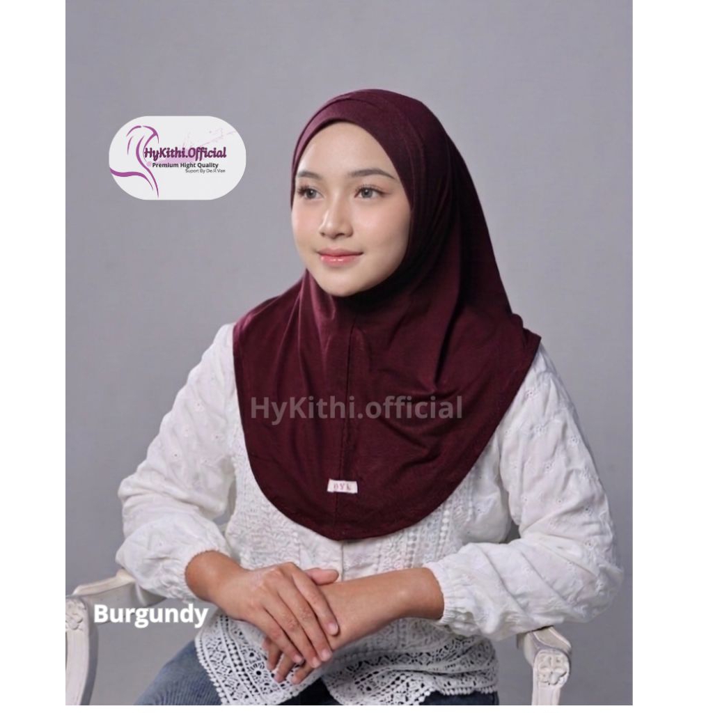 HIJAB INSTAN ELEGAN KITHI JERSEY , hijab modern instan, hijab simpel elegen, hijab bergo, hijab anak