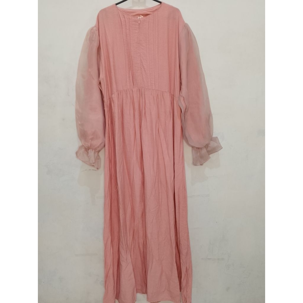 PL ~ Gamis raya lengan organza cinderella