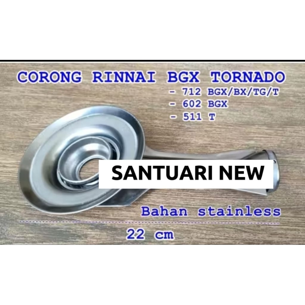 TUNGKU KOMPOR RINNAI TURBO / TORNADO / BGX