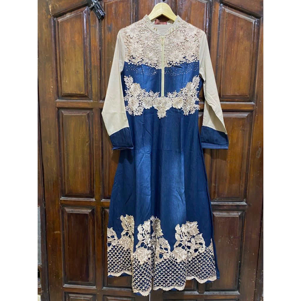 [PRELOVED] DRESS GAMIS WANITA LEVIS RENDA