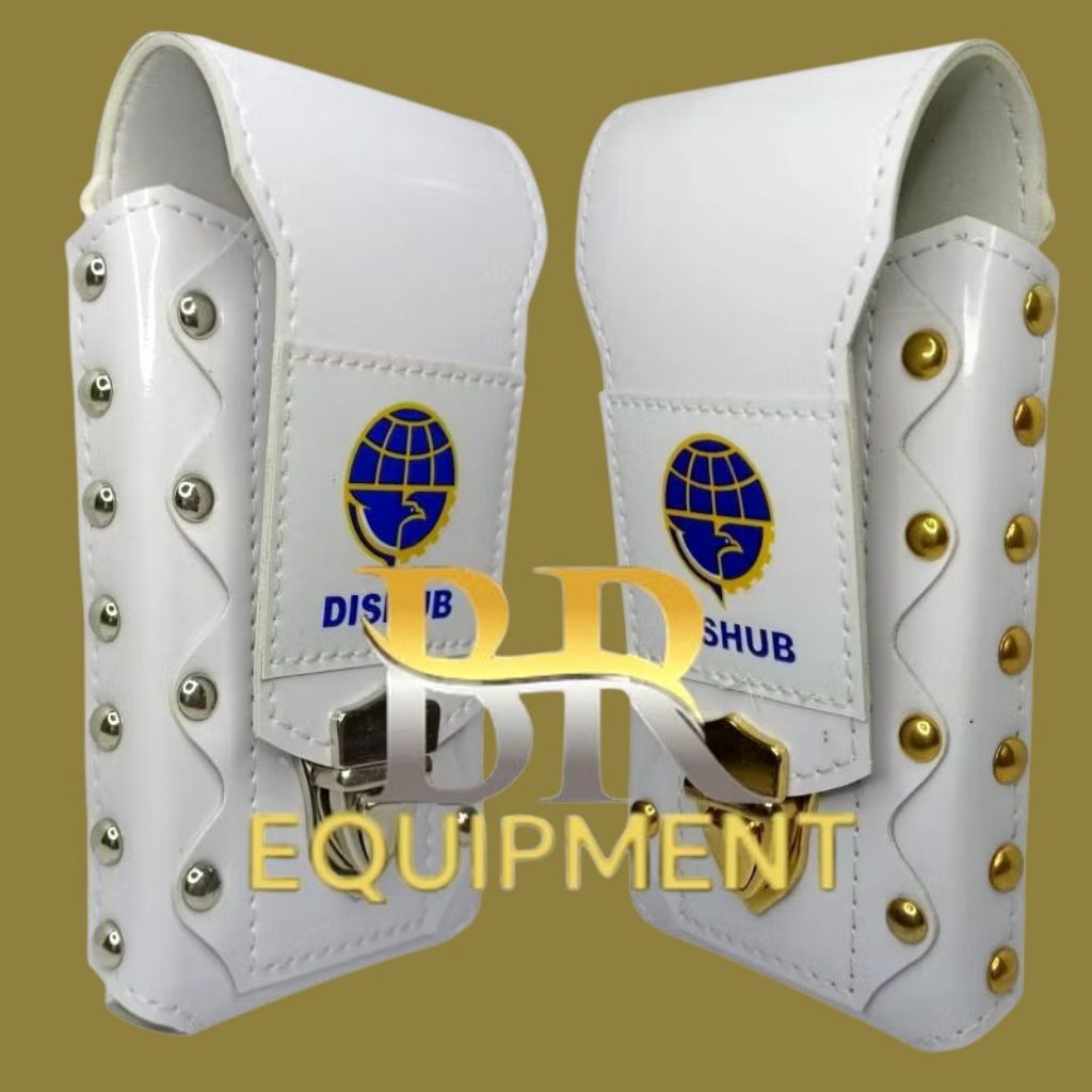 sarung hp dishub single logo embos tempat hp pinggang dishub sarung hp pinggang dishub