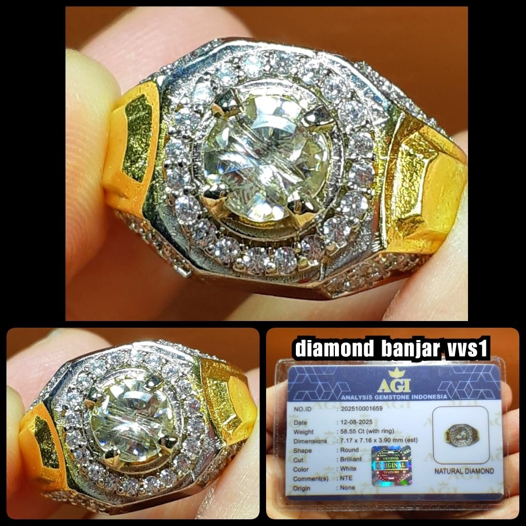 natural berlian banjar martapura asli alami boll ( NTE YA )