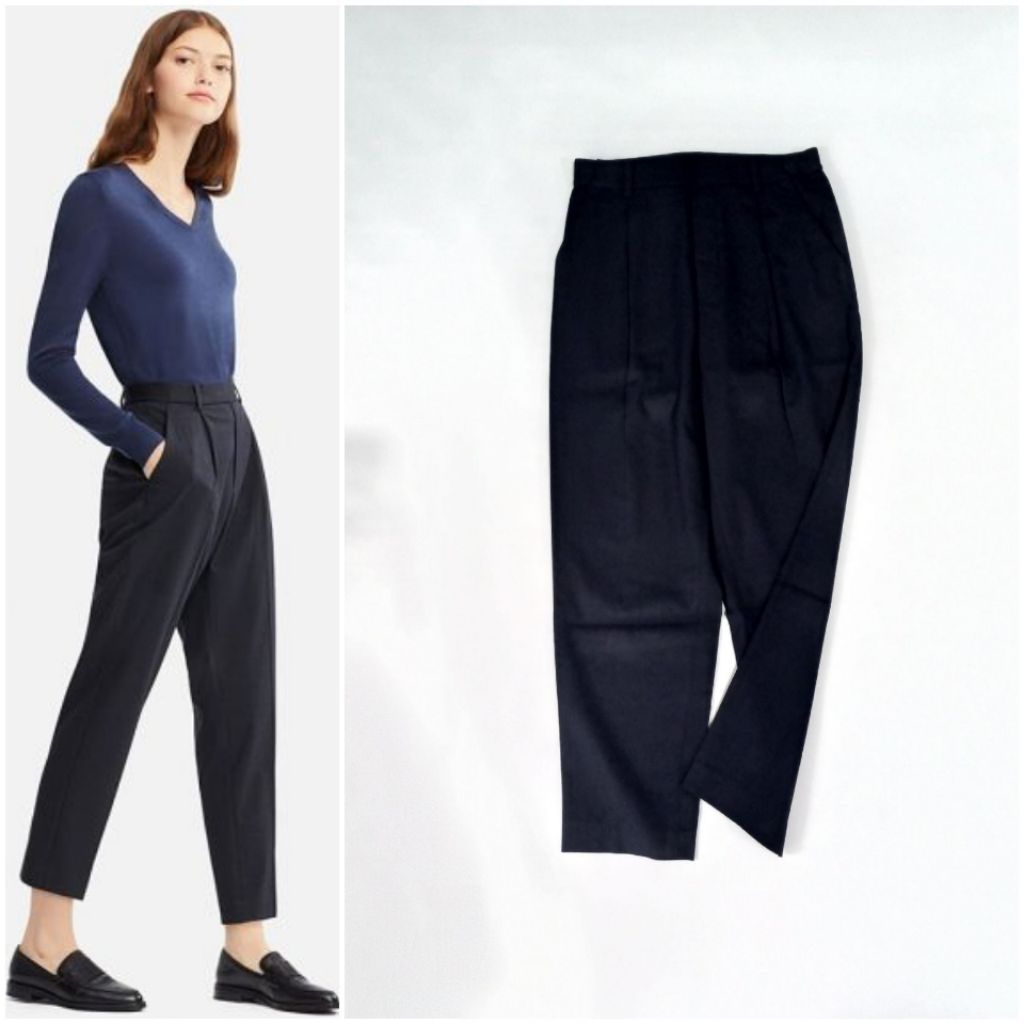 UNIQLO Ezy Tucked Ankle Length Pants