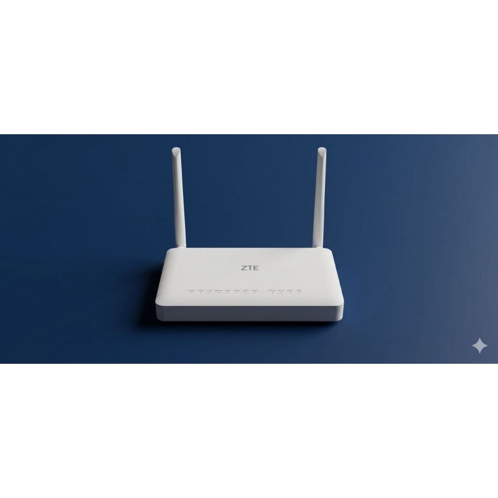 ZTE F670L PORT HIJAU