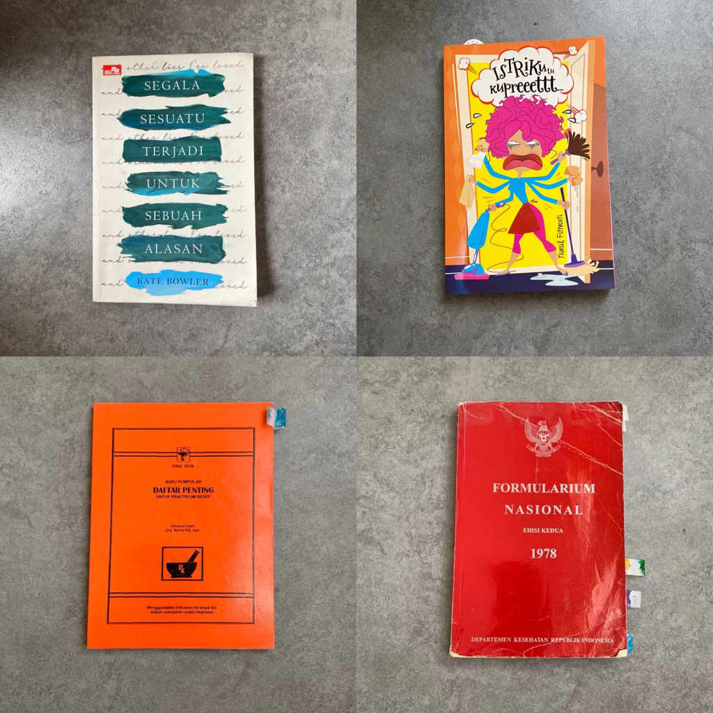 Buku preloved fornas praktikum farmasi novel kate bowler relationshit alitt susanto buku bekas