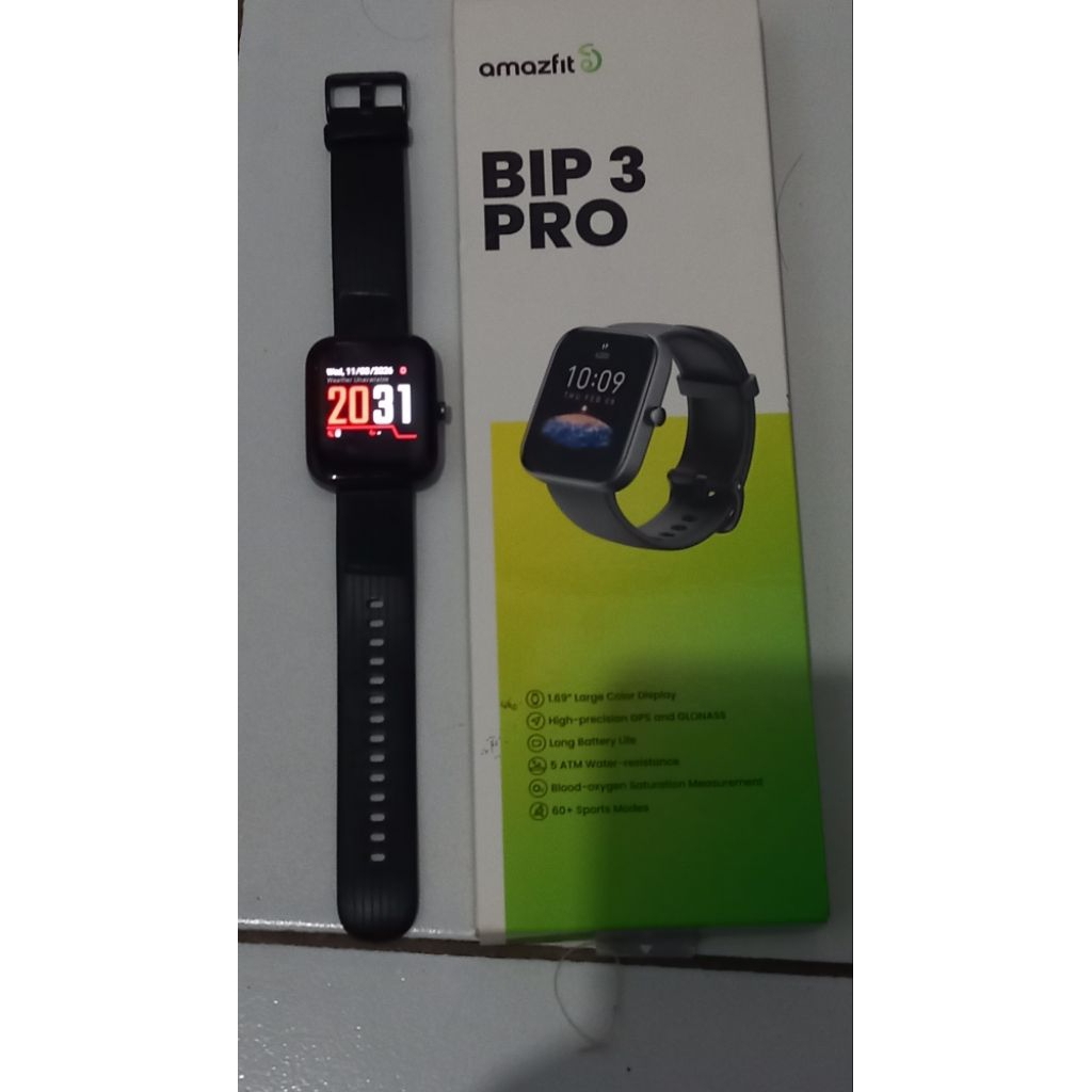 Amazfit Bip 3 Pro Smartwatch Second