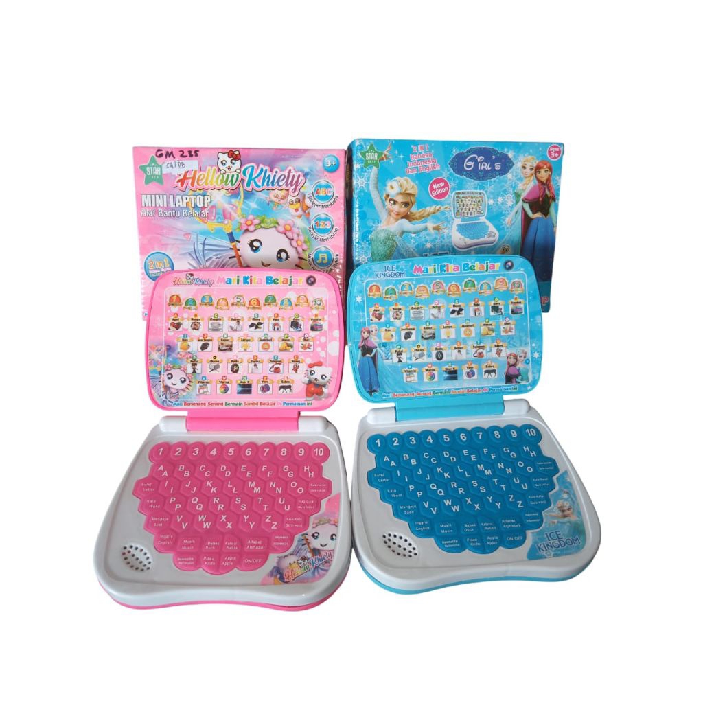 MAINAN ANAK LAPTOP MINI/LAPTOP BATRAI