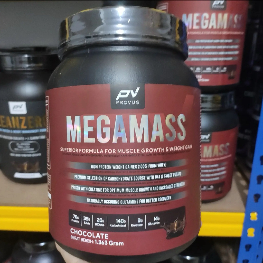 provus megamass gainer 3lbs gainer high calories megamass 3lbs BPOM
