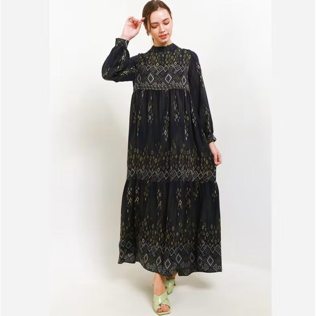 Kamilaa by Itang Yunasz Gamis Etnik Wanita