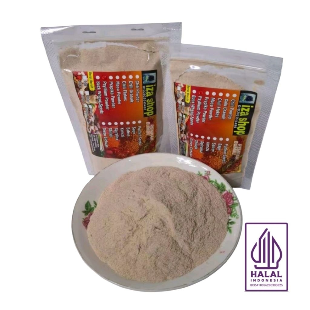 Bubuk Murni Psyllium Husk / Psyllium Husk Powder 50/100gr