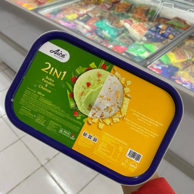 PROMO AICE 2in1 Dapat 2 rasa 800ml