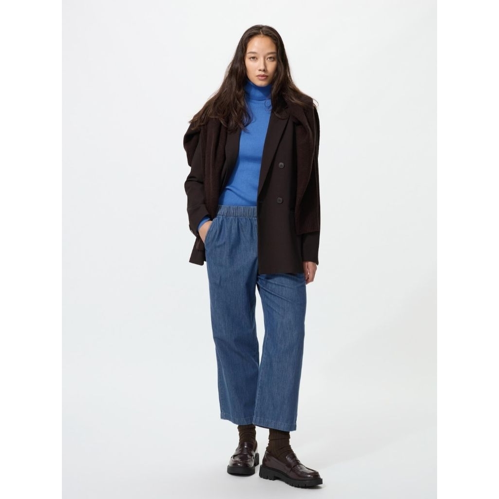UNIQLO WOMEN - Cotton Relax Ankle Pants Denim