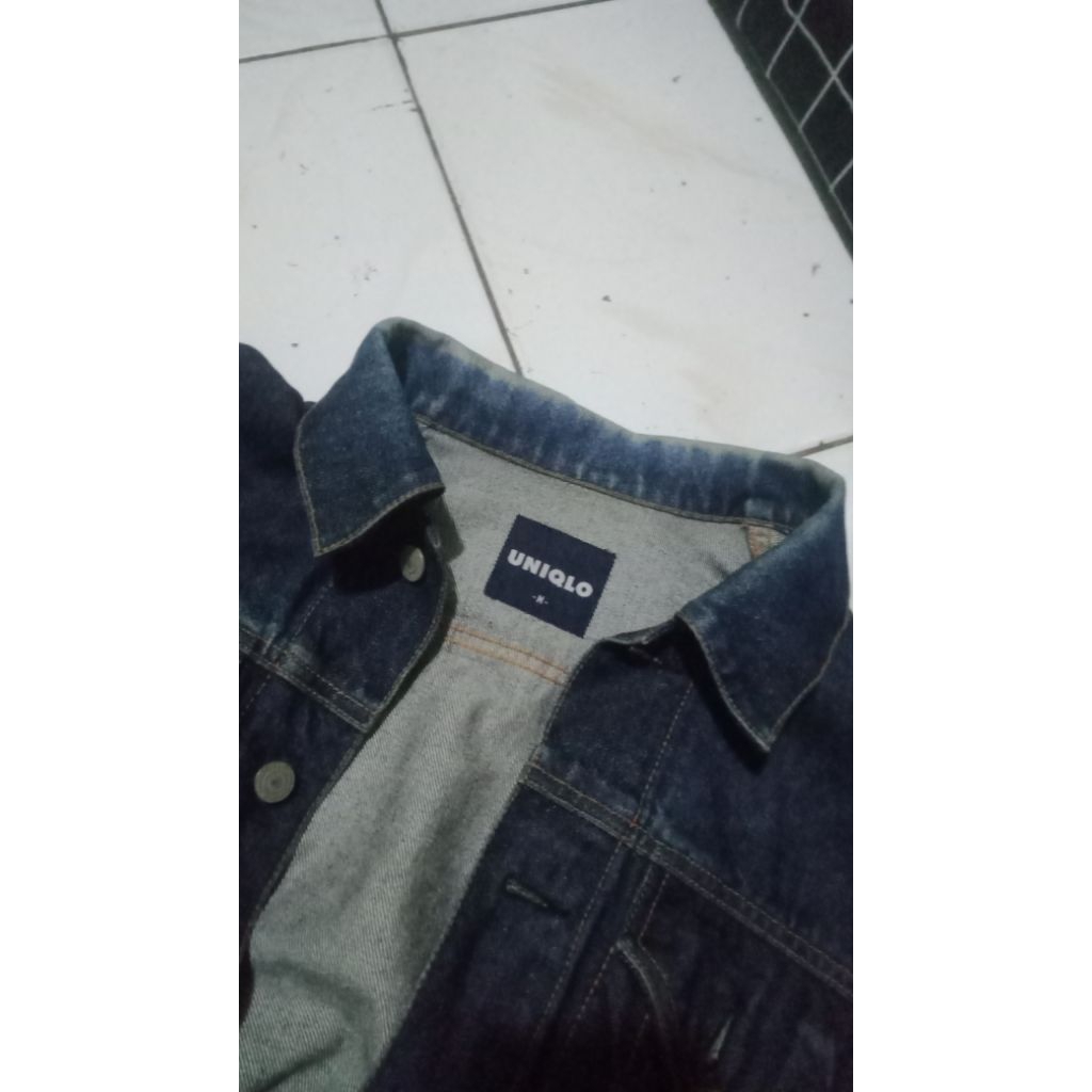 jaket jeans uniqlo 90s
