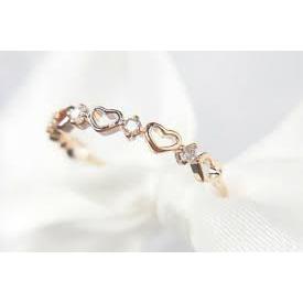 cincin titanium love berlian titanium