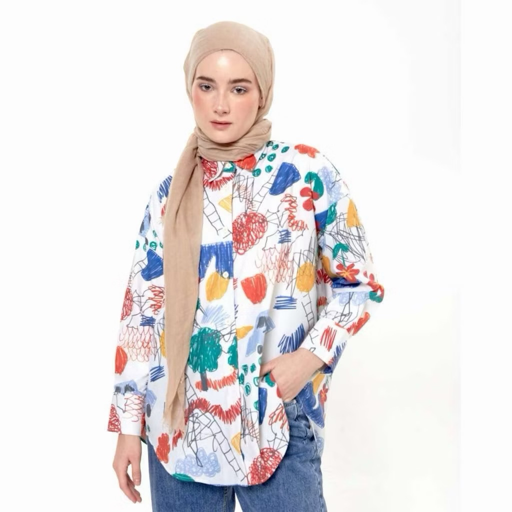 nadjani cory shirt white X NEW (baca DESKRIPSI)