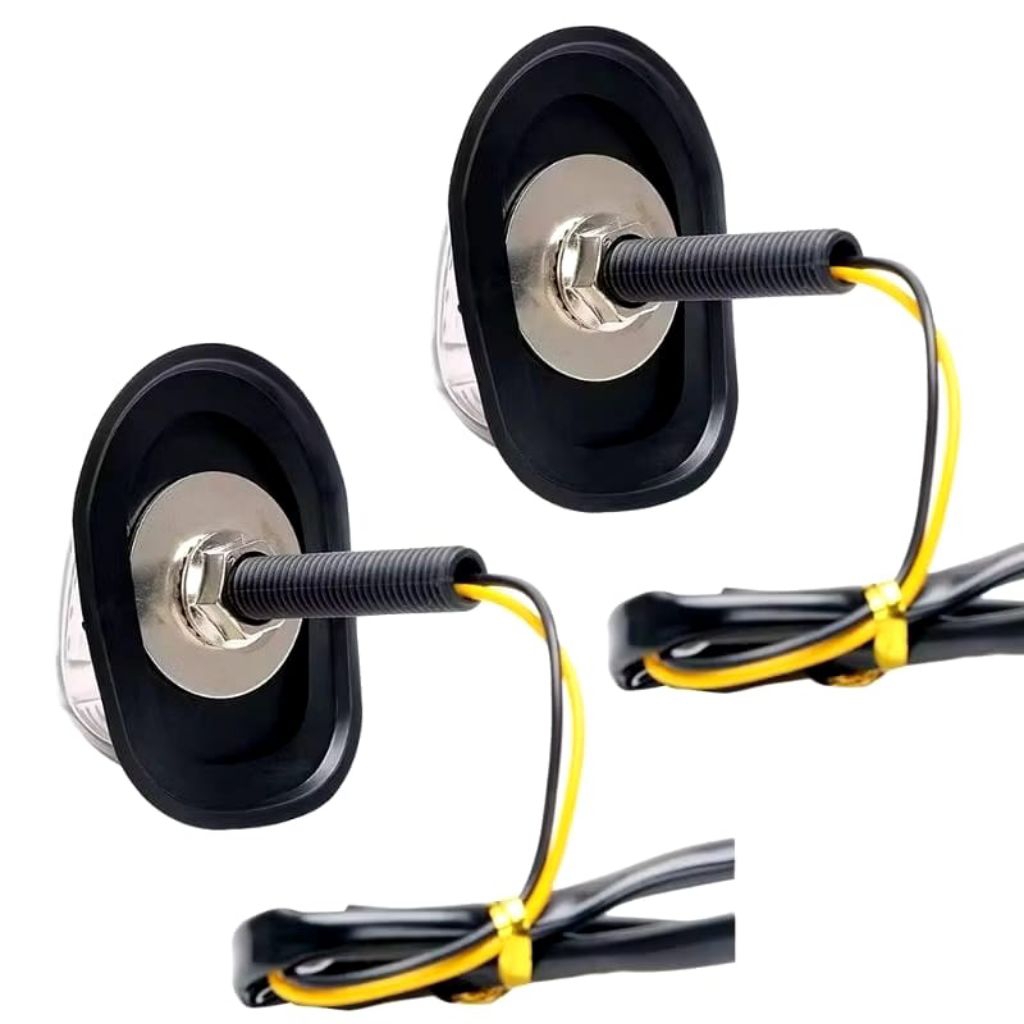 terbaru cod lampu sein led 9mata sein tempel bulat ninja/vixion/mx king/vario/rx king dll