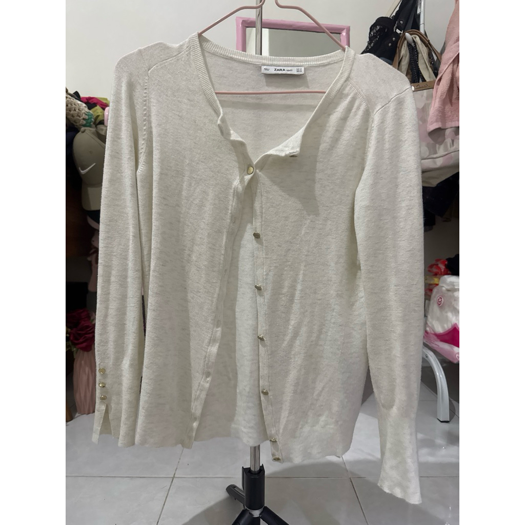 preloved zara cardigan