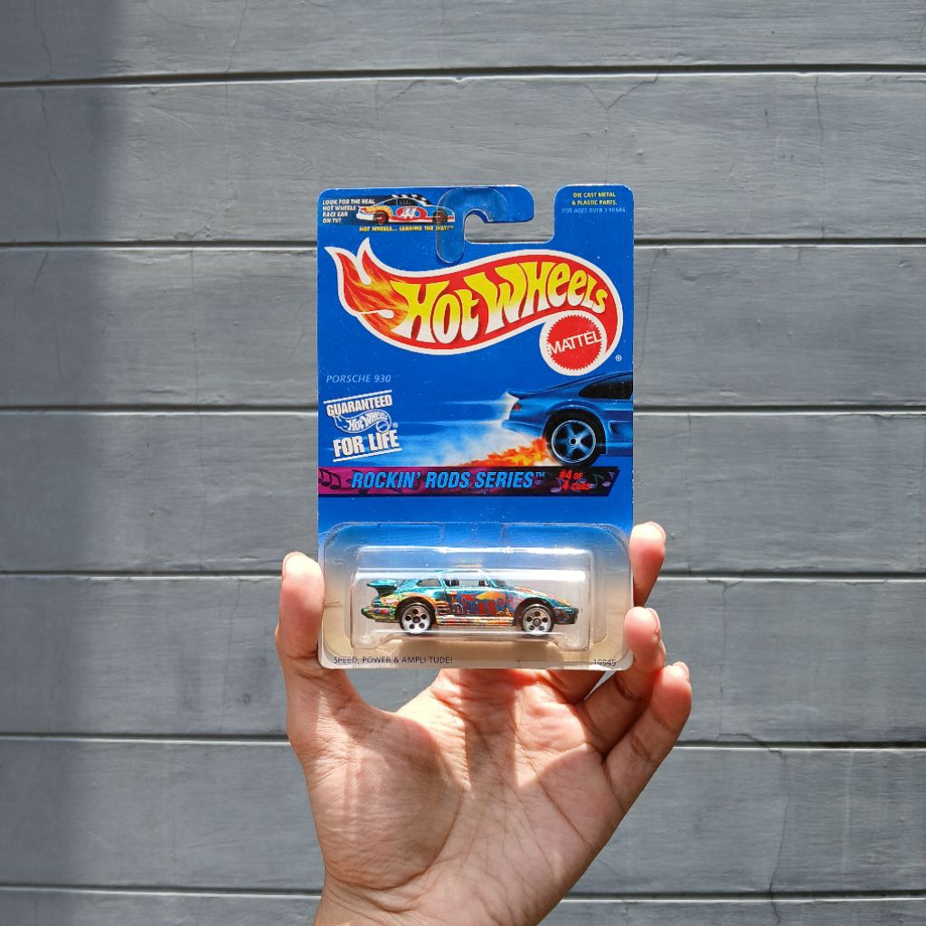 HOT WHEELS PORSCHE 930 ROCKIN RODS SERIES ( BLUE CARD - VHTF )