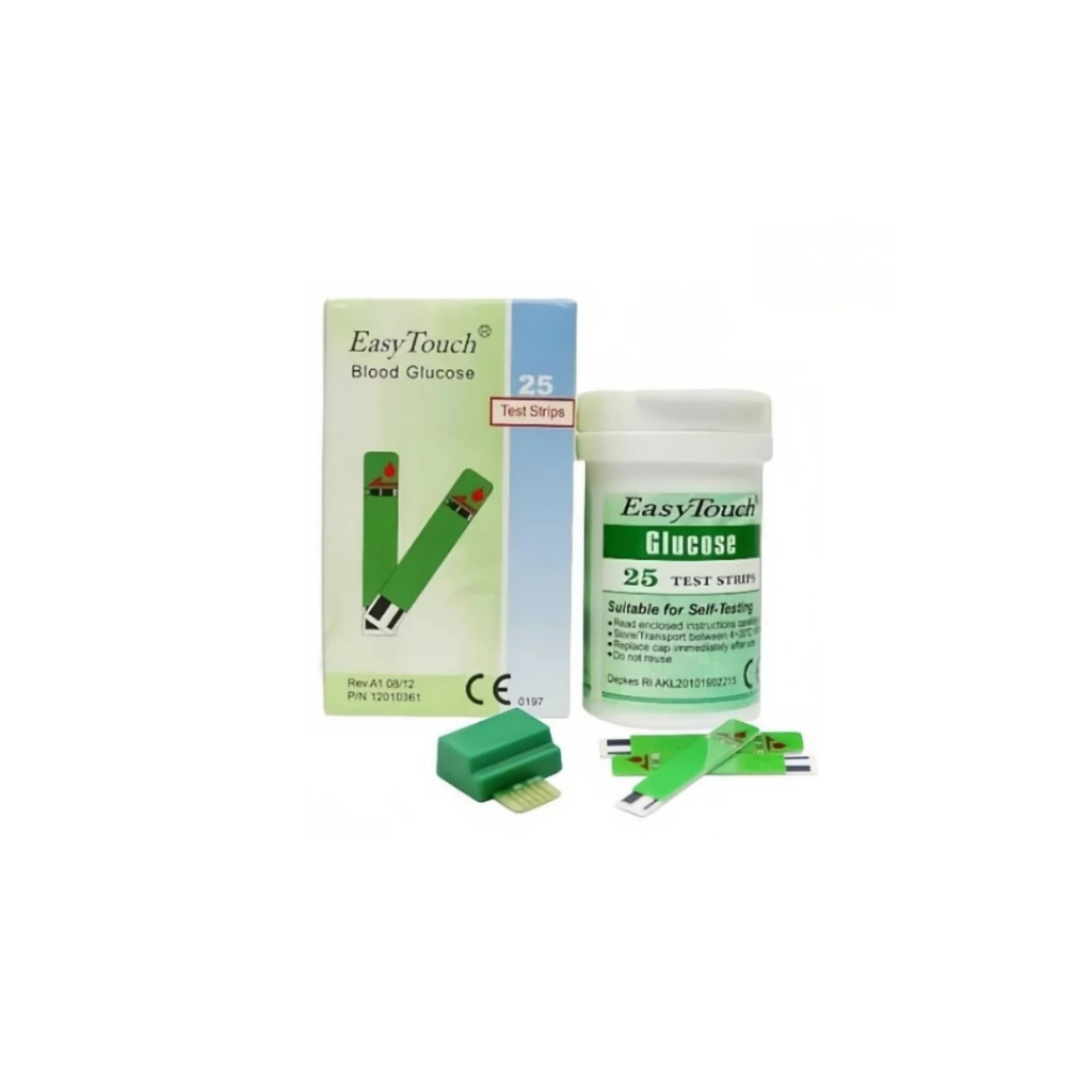 [BISA COD] STRIP REFILL EASY TOUCH GULA DARAH / EASYTOUCH GLUCOSE ISI 25 PCS