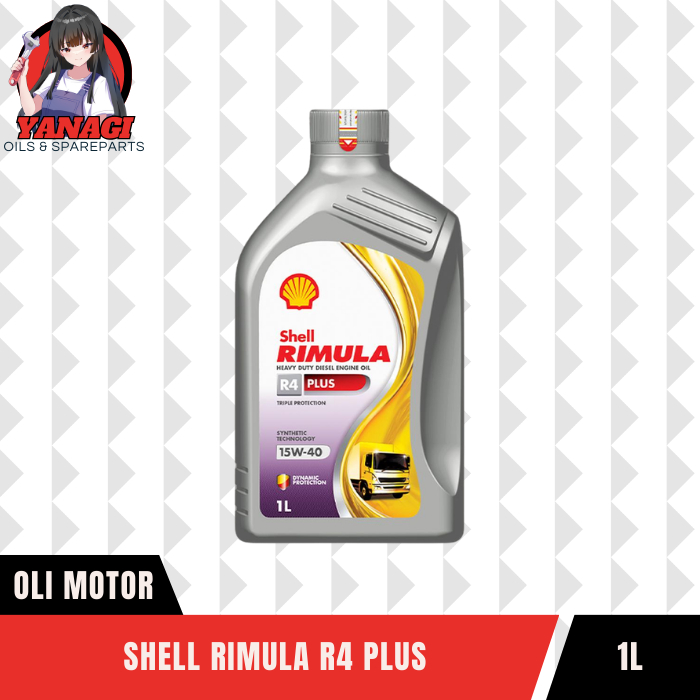 Shell Rimula R4 Plus 1 Liter - Oli Disel