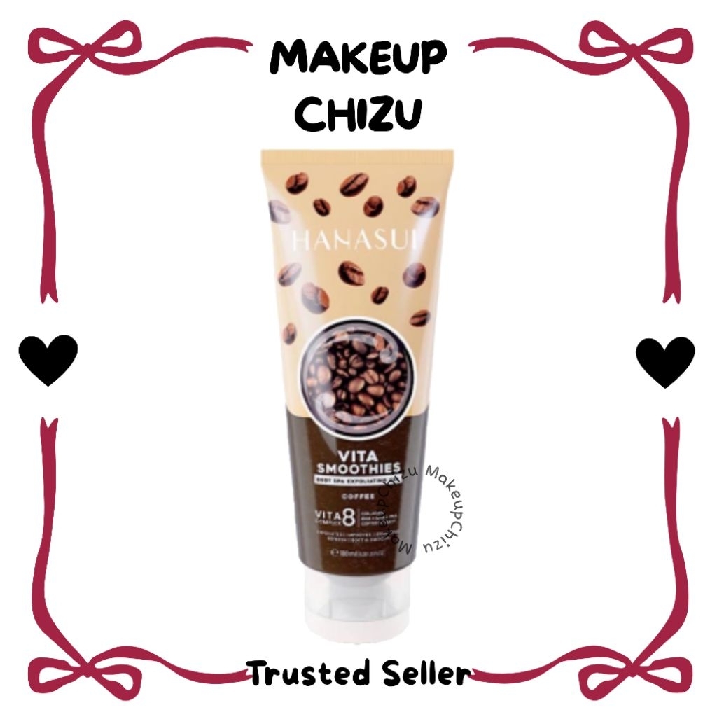 MakeupChizu - HANASUI Vita Smoothies Body Spa Exfoliating Gel 180ml -  COFFEE ( Coklat ) | Peeling G