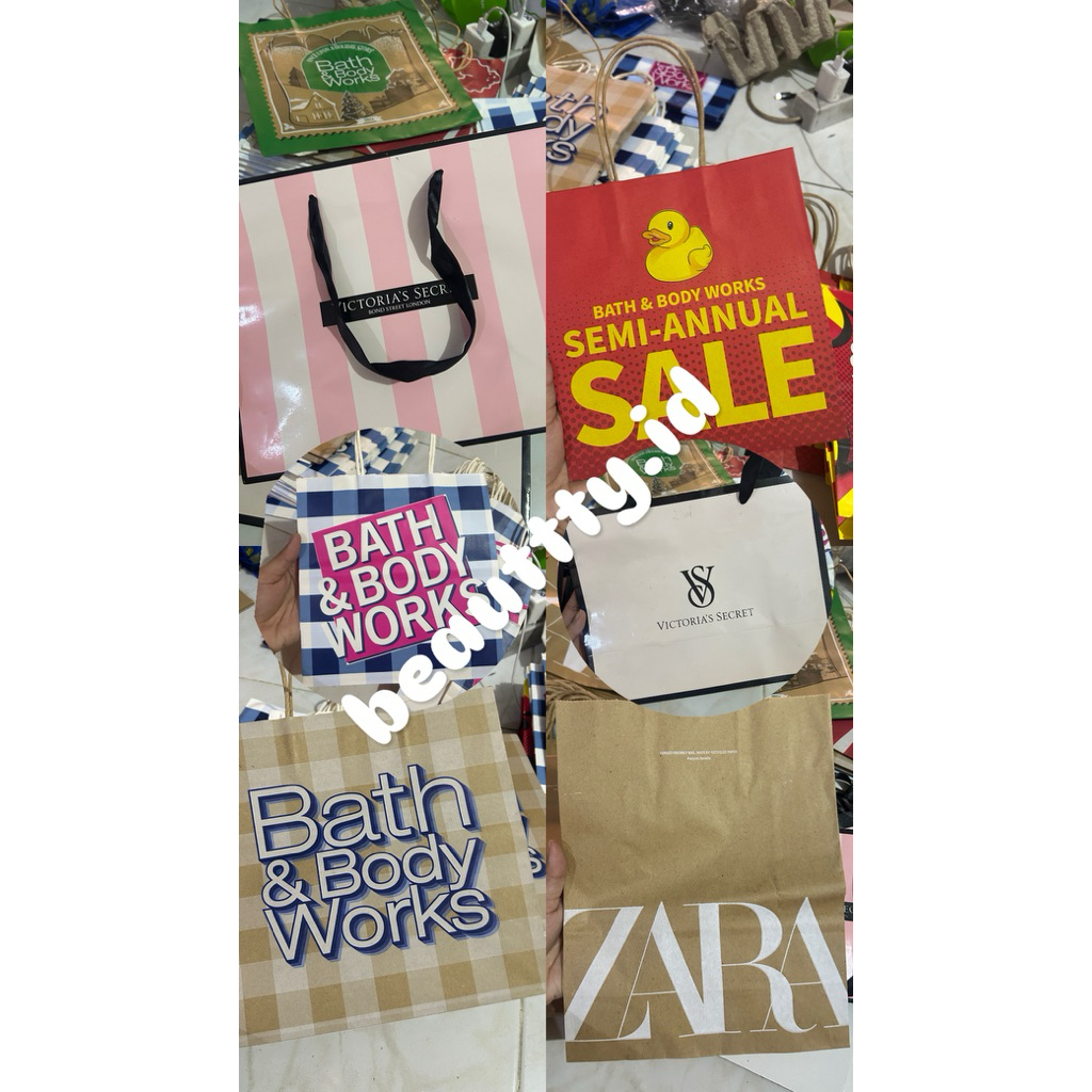 PAPERBAG BBW VS ZARA ORIGINAL STORE