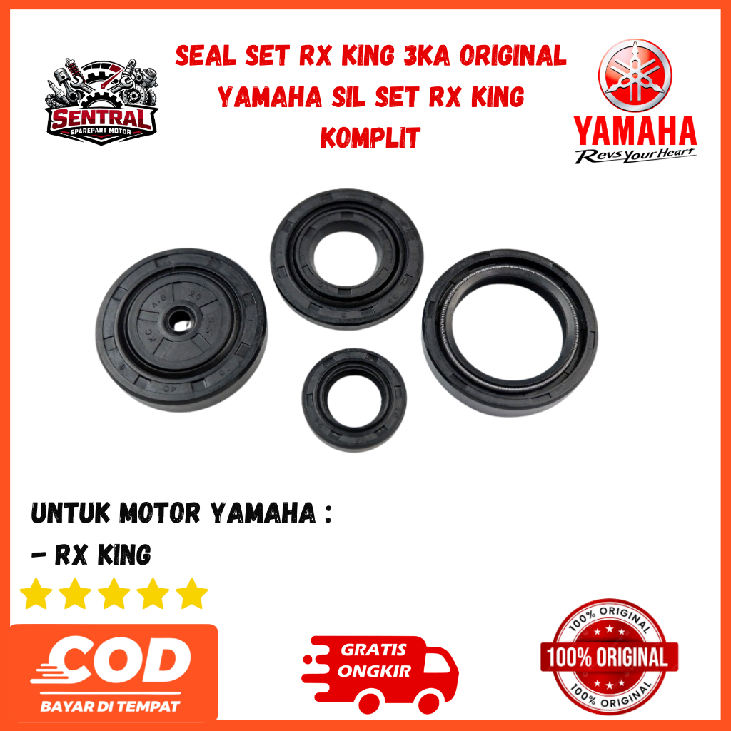 Seal Set RX King 3KA Original Yamaha Sil Set RX King Komplit