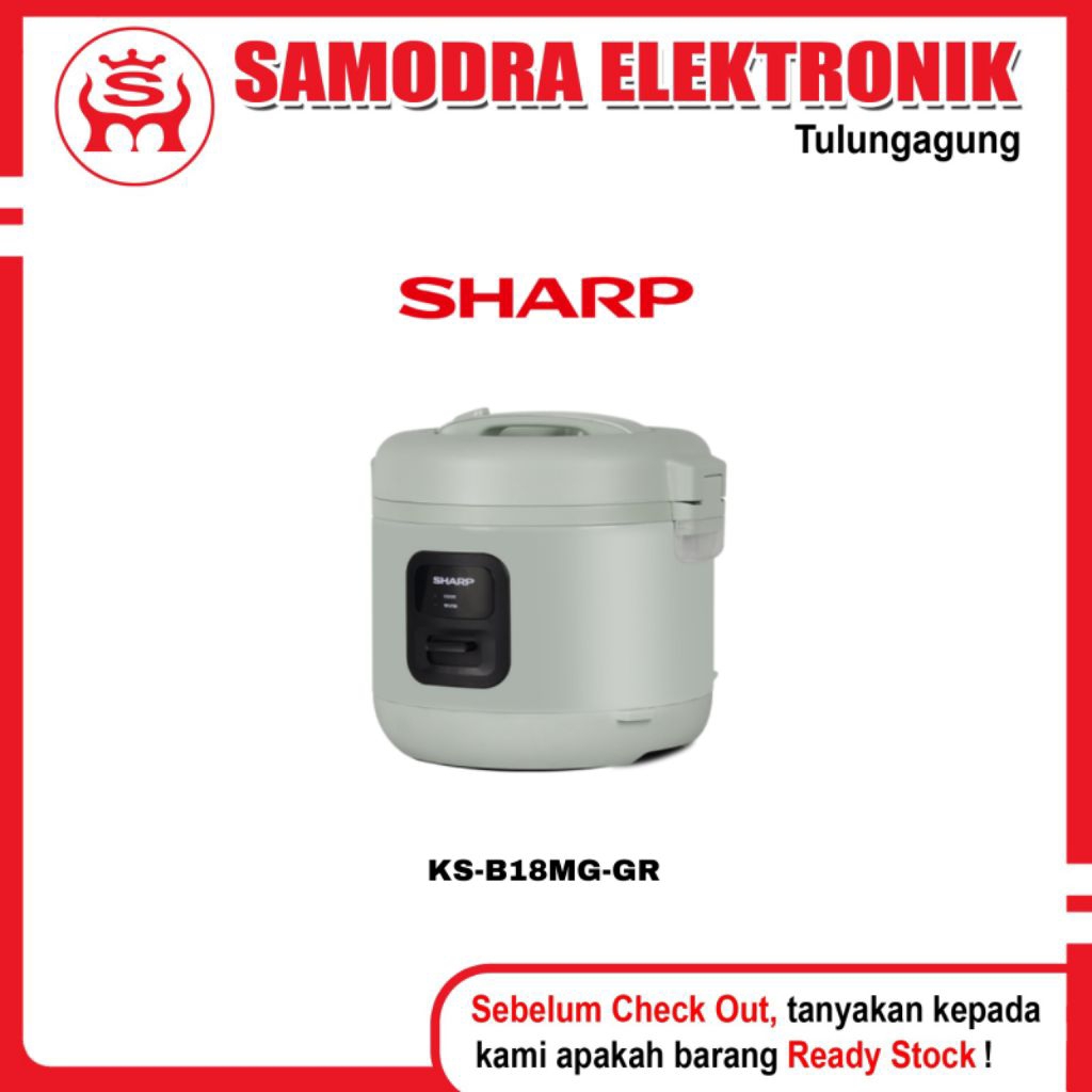 Rice Cooker SHARP KS-B18MG-GR | Rice Cooker 1.8 L Sharp