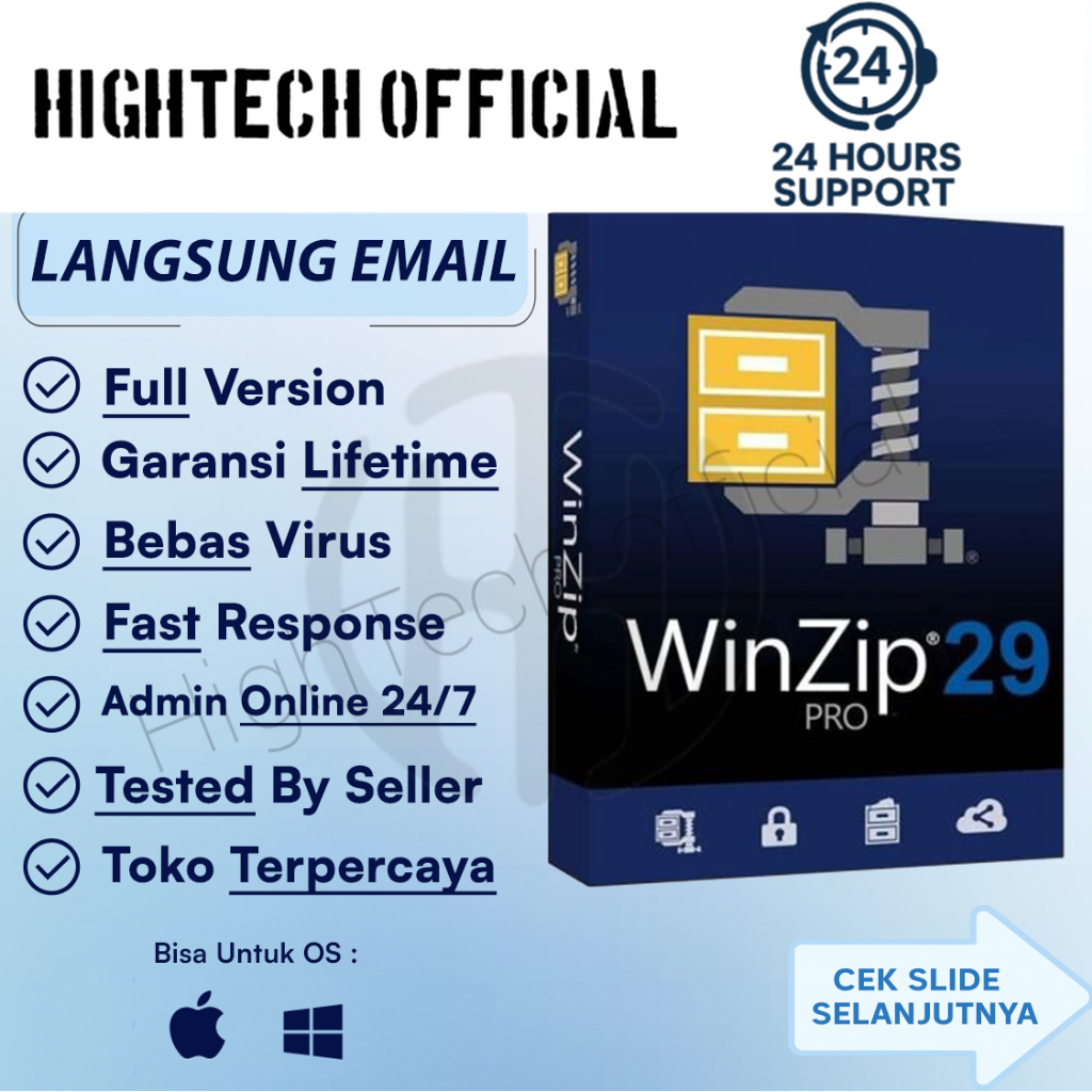Aplikasi Kompresi & Enkripsi WinZip Pro 29 [WIN] Full Version