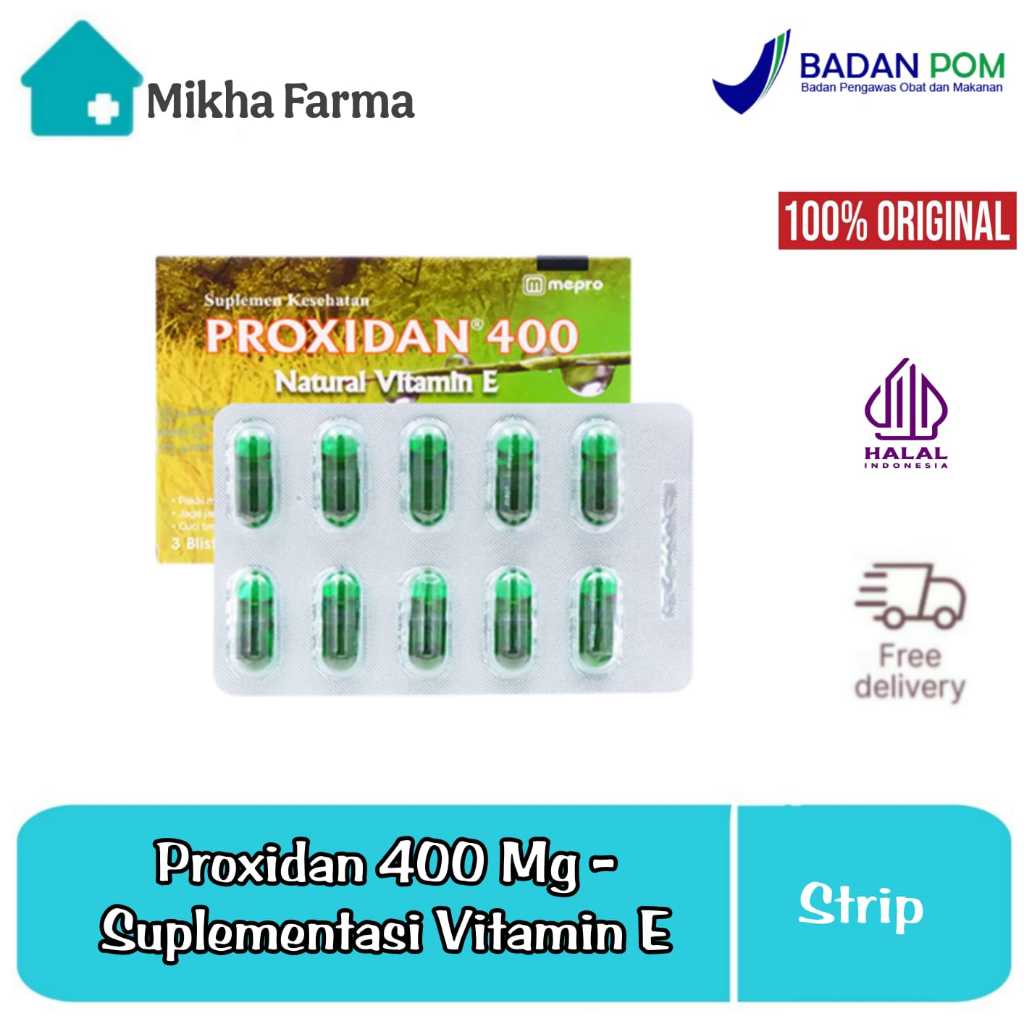 Proxidan 400 mg Kapsul - Antioksidan Vitamin E