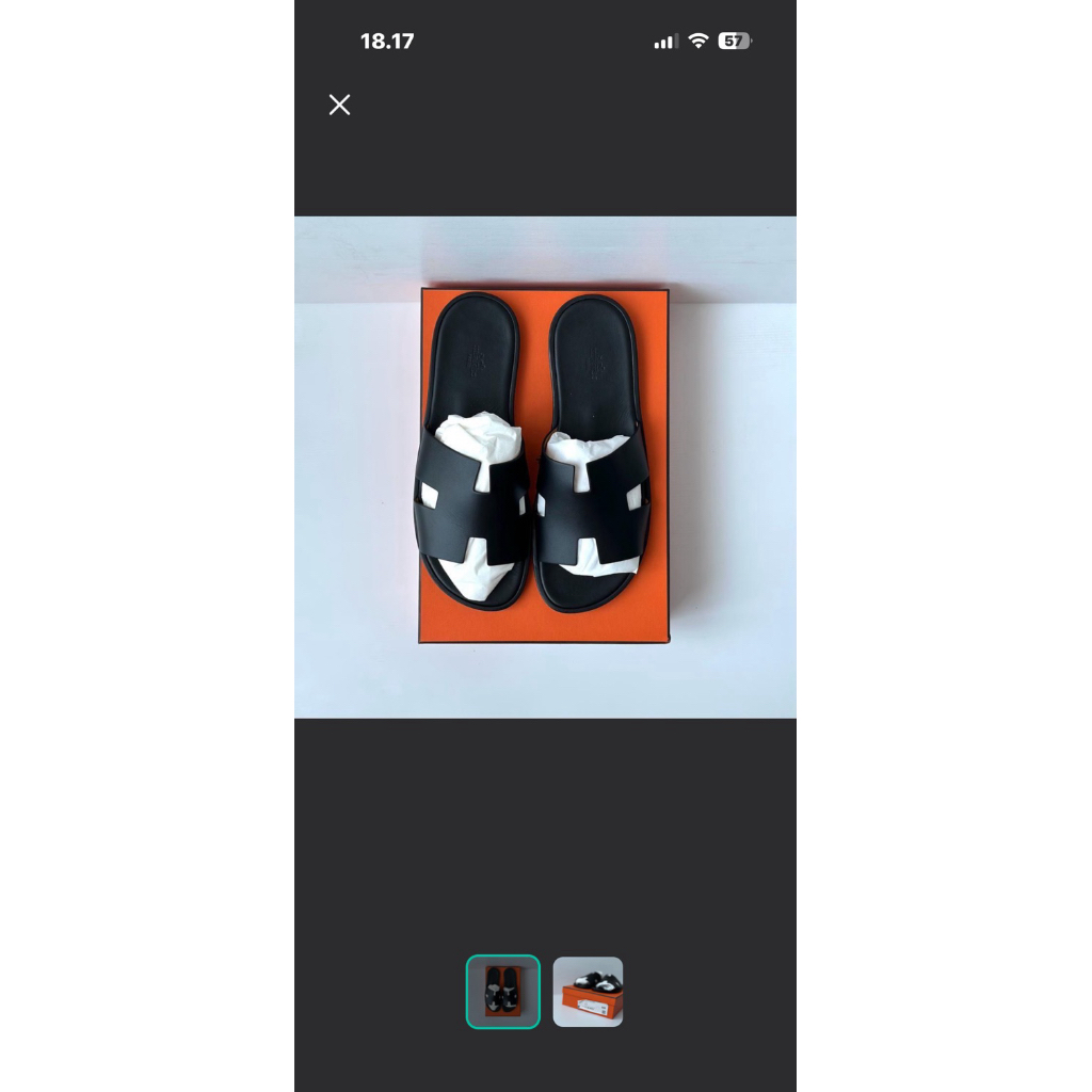 sandal pria izmir noir