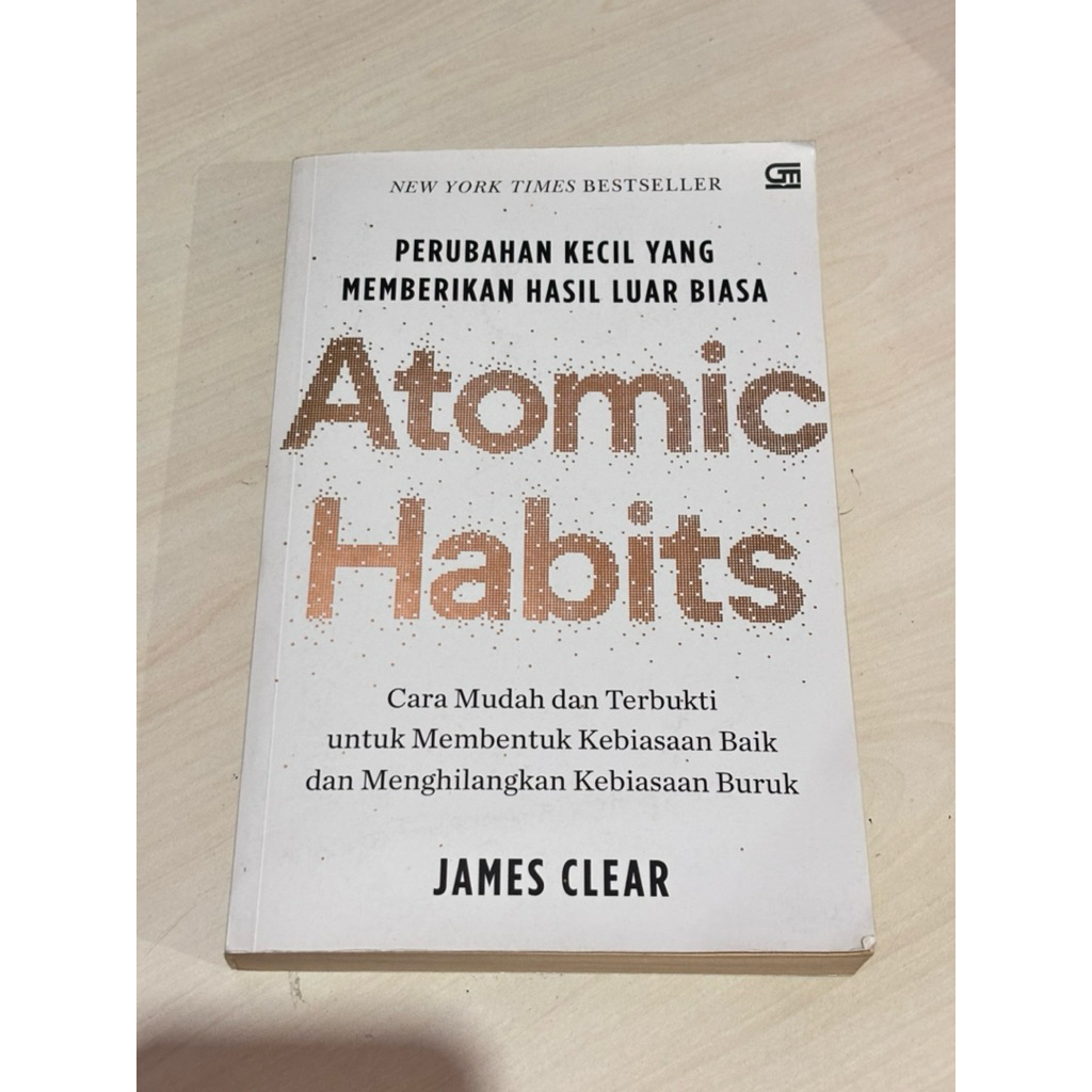 ato mic habits preloved original gramedia