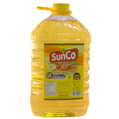 Minyak Goreng Sunco 5 Liter Botol - Bening, Tidak Mudah Beku, Mudah Mengalir