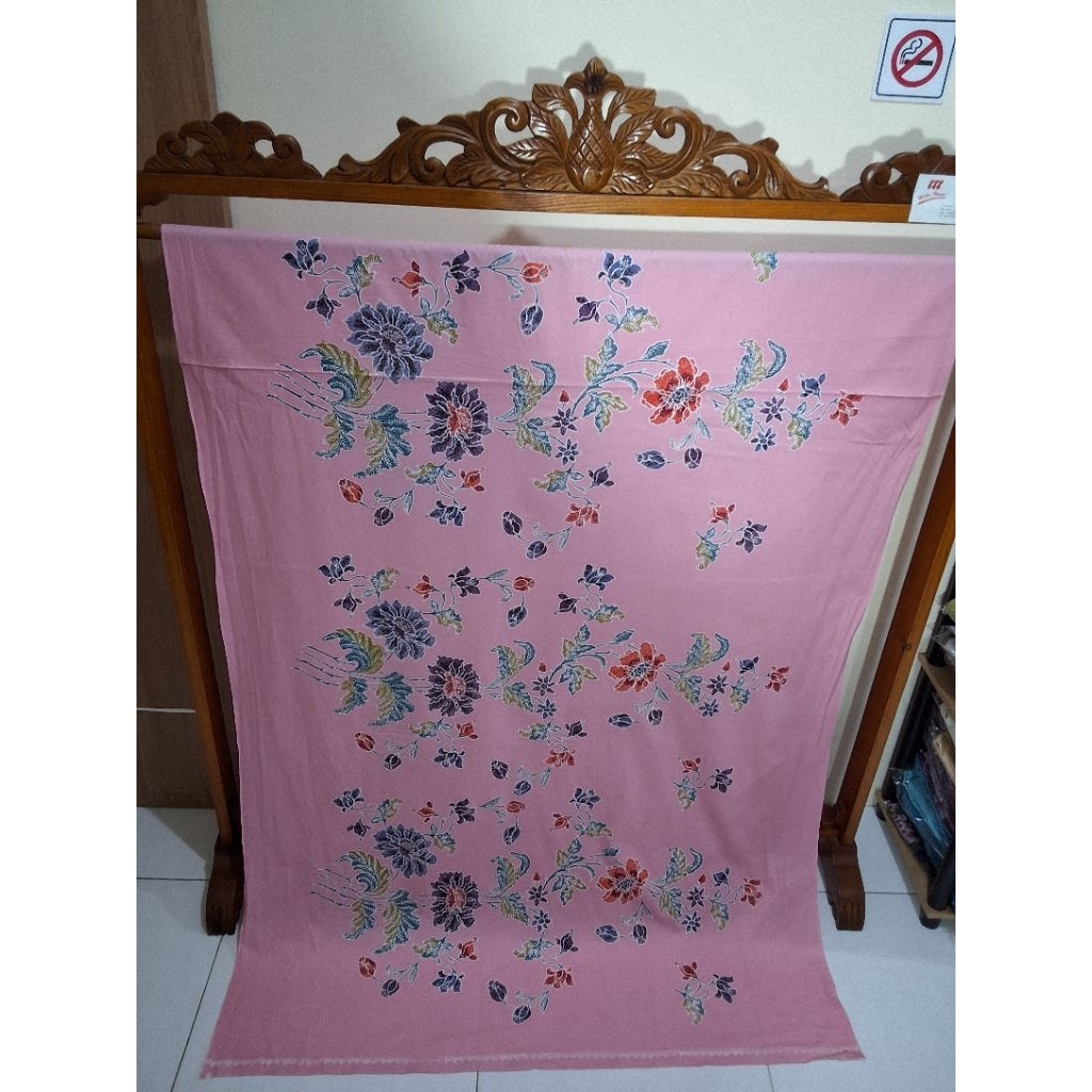 Kain Batik Encim/Kain Buketan/Kain Sarung Batik Encim Buket/Kain Encim/Kain Batik Panjang Peranakan/