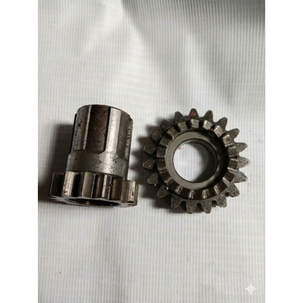 gigi gear set lawan as selah krek kick stater starter tiger revolution 2000 tirev tilam tilas ori co