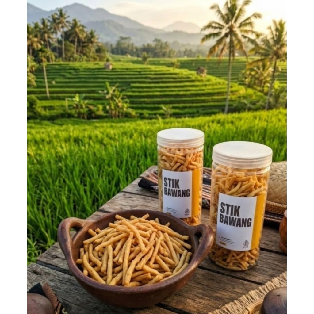 stik bawang kemasan toples 1300ml