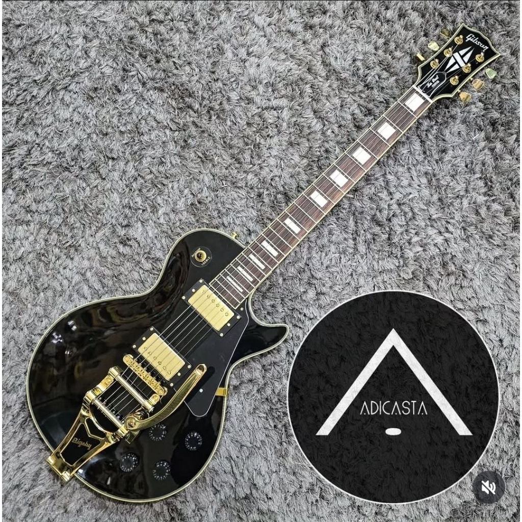 Gibsom Les Paul Black Beauty with Bigsby Custom