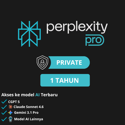 PERPLEXITY AI PRO 1 TAHUN - PRIVATE - 100% GARANSI