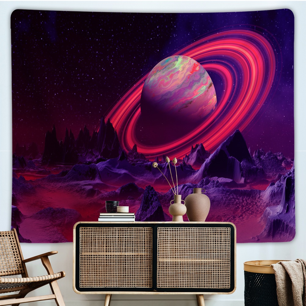 Kain latar belakang peta dunia baru Kain dekorasi peta bintang baru Tapet cetak digital Kain latar b