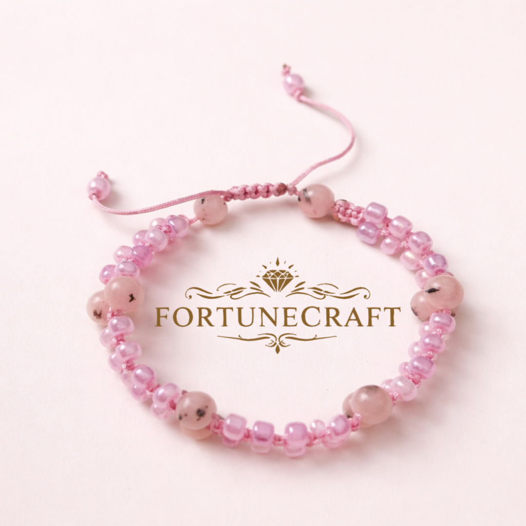 Gelang Pink Opal Ketenangan & Keberuntungan