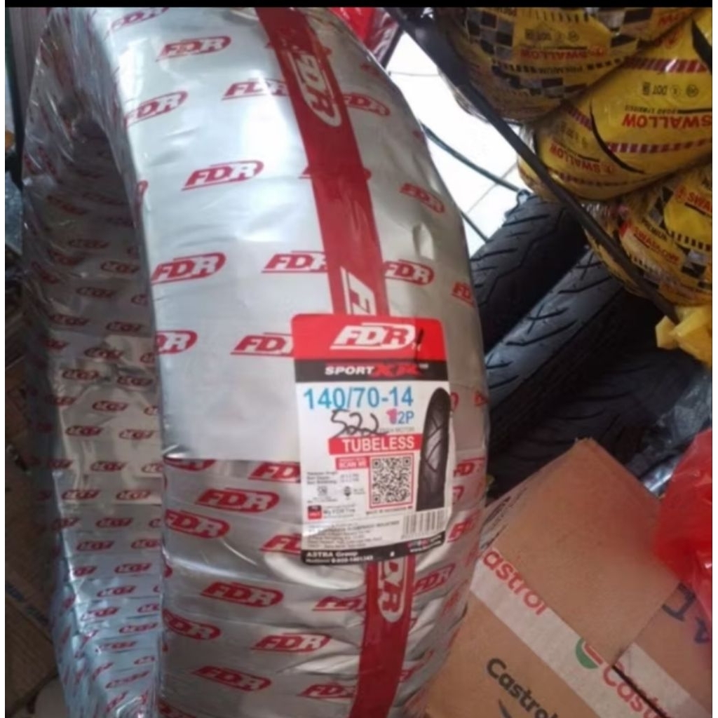 ban luar motor matic fdr ring 14 140/70-14 tubles ban belakang aerox