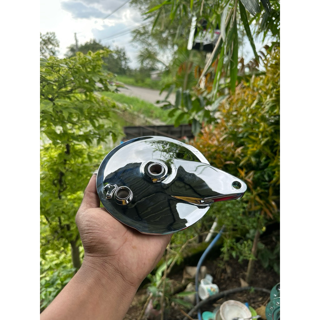 tutup tromol belakang rx king original chrome