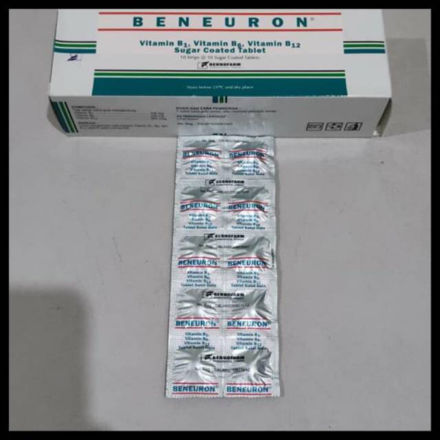 BENEURON STRIP 10 TABLET Original BPOM Vitamin B complex