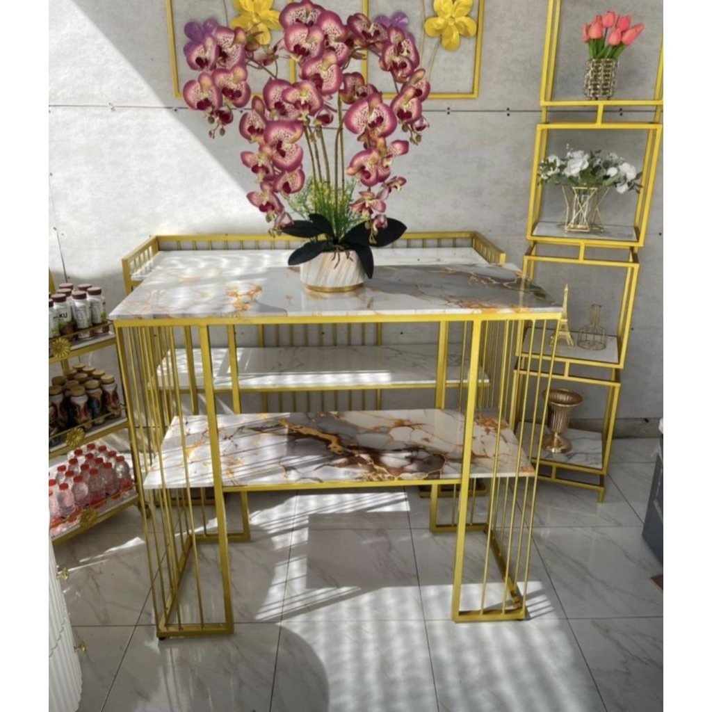 Meja Nakas/ Rak Shabby Persegi